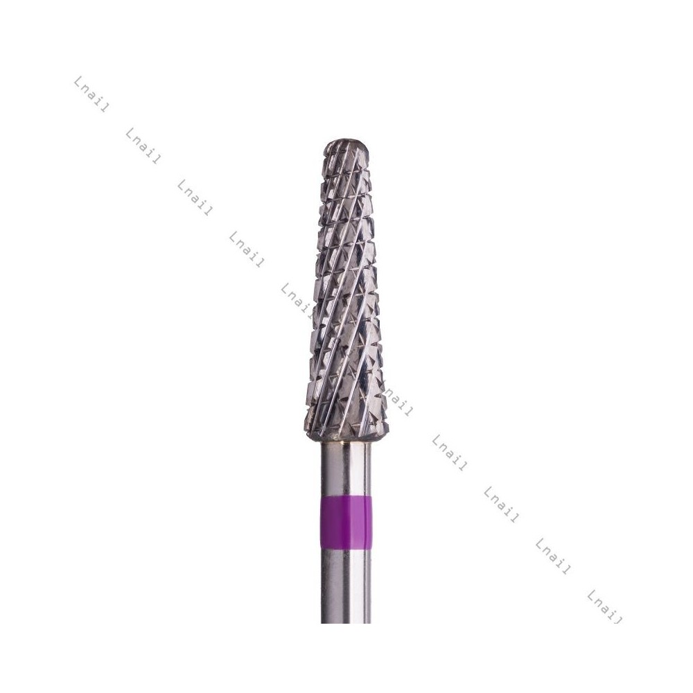 Fresa Cono 4.0mm Violeta Corte Cruzado LT 14.0mm