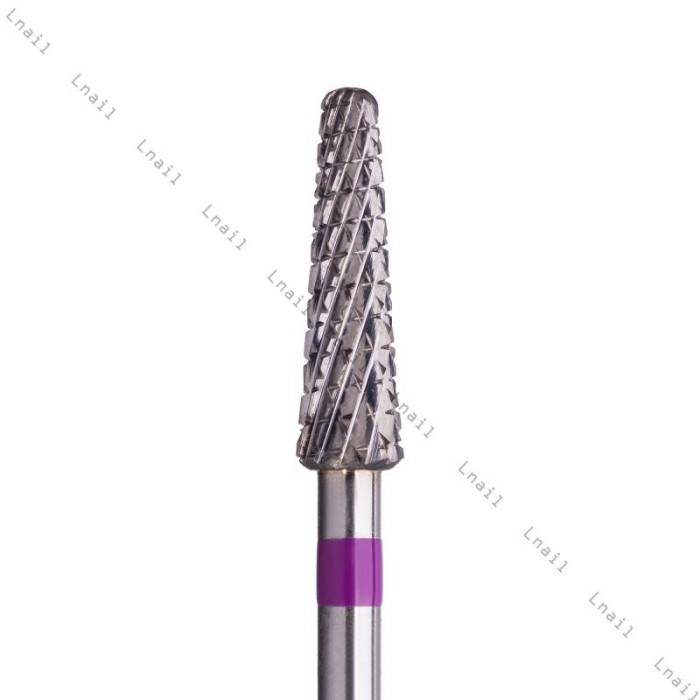 Carbide Bit Cone 4.0mm Violet Cross Cut WL 14.0mm