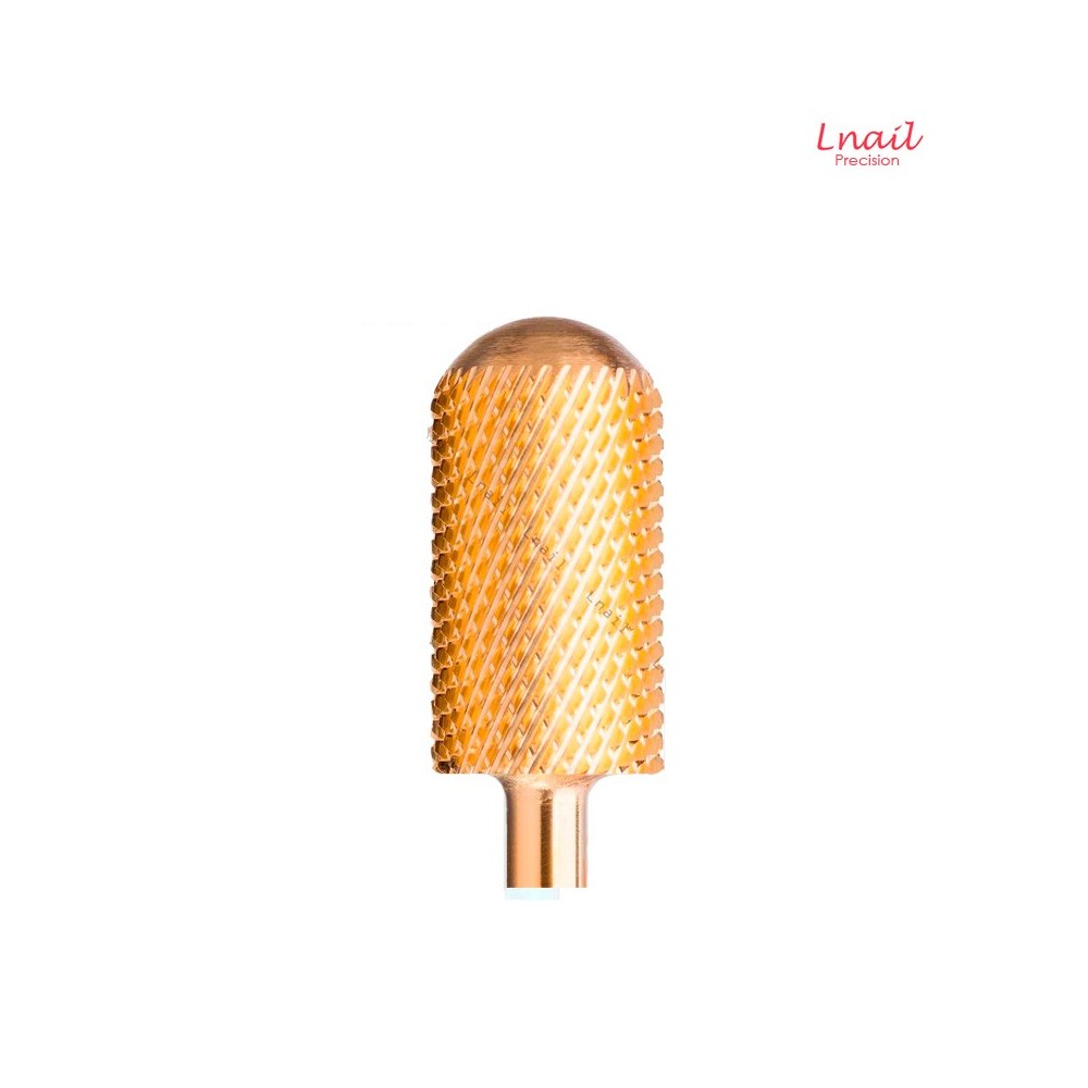 Fresa Cilindro 6.6mm Media Oro Corte Cruzado LT 12.7mm L/R