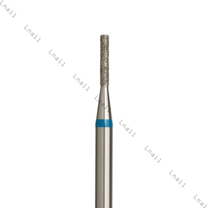 Diamantfräser Zylinder Ø1,0 mm Blauer Ring AL 6,0 mm