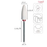 Fresa Cerámica Maíz 8.0mm Fina Corte Cruzado LT 21.0mm