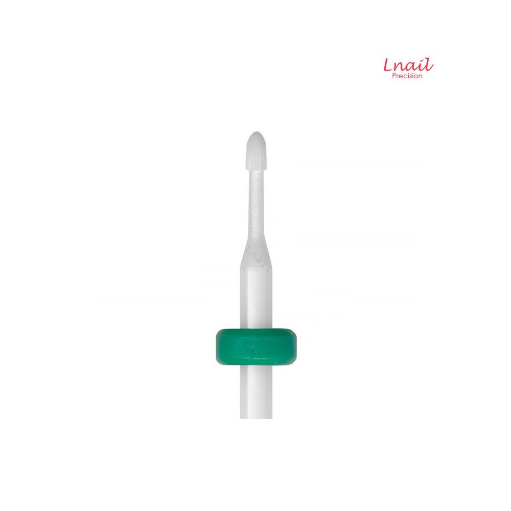 Ceramic Cuticle Bit Corn 1.6mm Coarse Cross Cut WL 2.6mm L/R