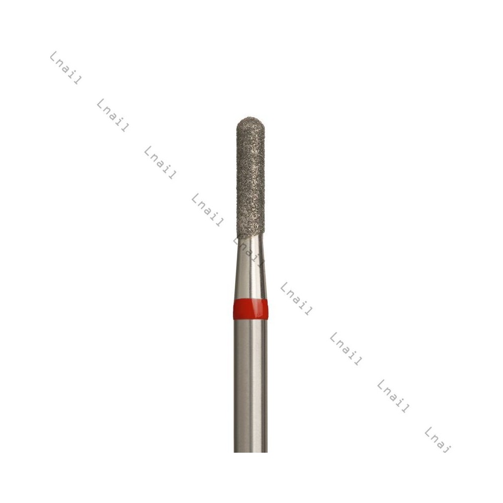 Diamantfräser Zylinder Ø2,1 mm Roter Ring AL 8,0 mm