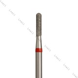 Diamond Bit Cylinder Ø2.1 mm Red Ring WL 8.0 mm