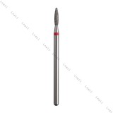 Diamond Bit Flame Ø1.8 mm Red Ring WL 8.0 mm