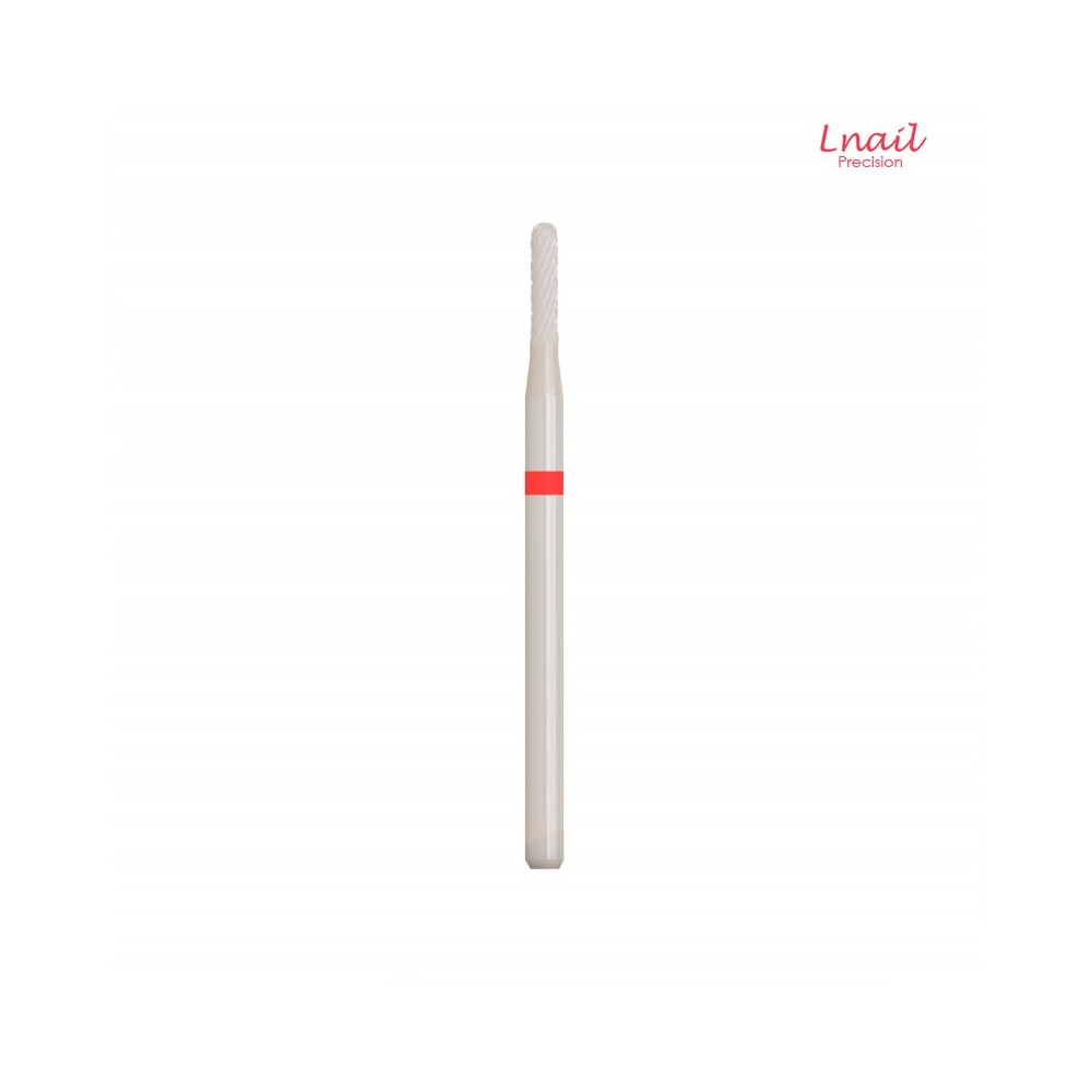 Fresa Cerámica Cutícula Cilindro 1.6mm Fina Corte Cruzado LT 7.5mm