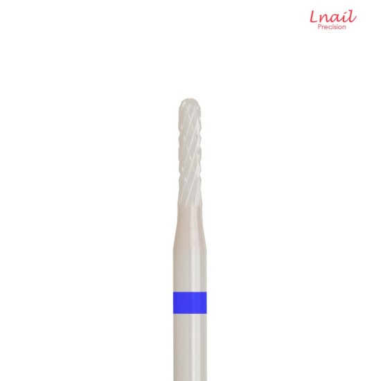 Fresa Cerámica Cutícula Cilindro 1.6mm Media Corte Cruzado LT 7.5mm