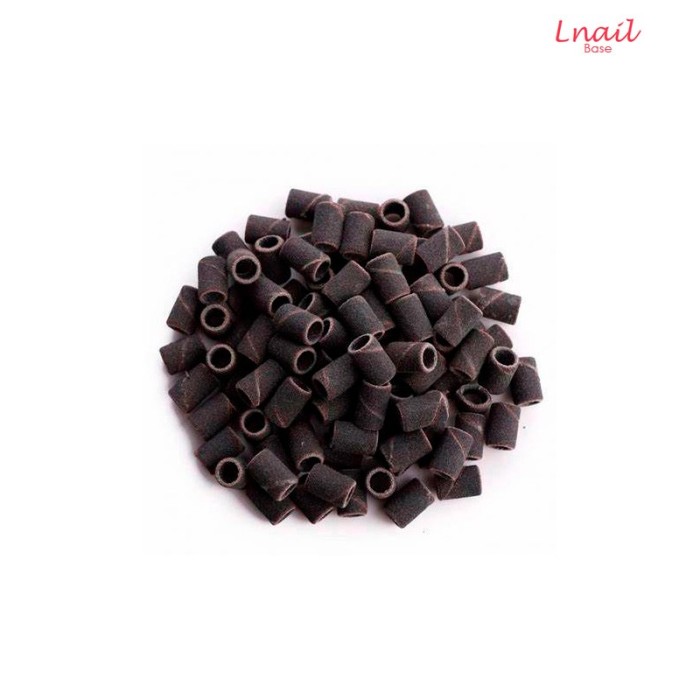 Bandas abrasivas 240# negras Ø7,0mm 50 uds | Lnail